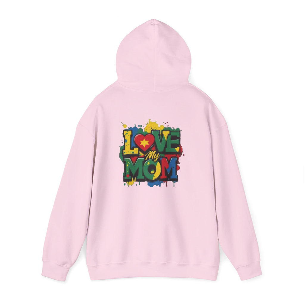 Love My Mom Hoodie — Colorful Graffiti Mother's Day Sweatshirt