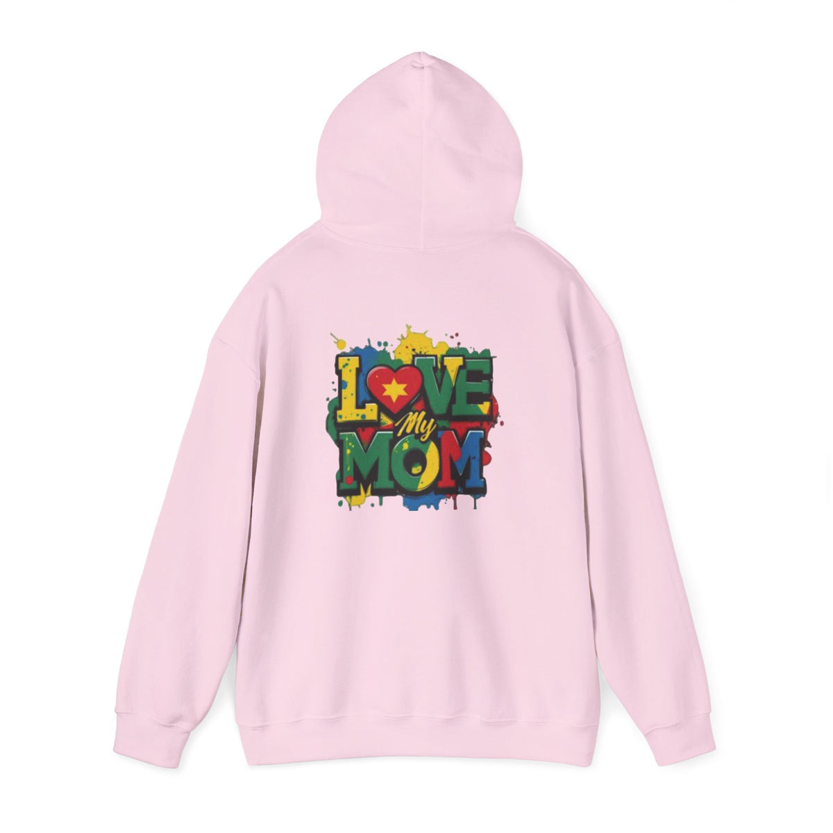 Love My Mom Hoodie — Colorful Graffiti Mother's Day Sweatshirt