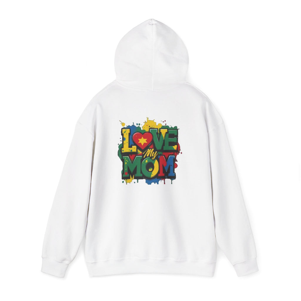 Love My Mom Hoodie — Colorful Graffiti Mother's Day Sweatshirt