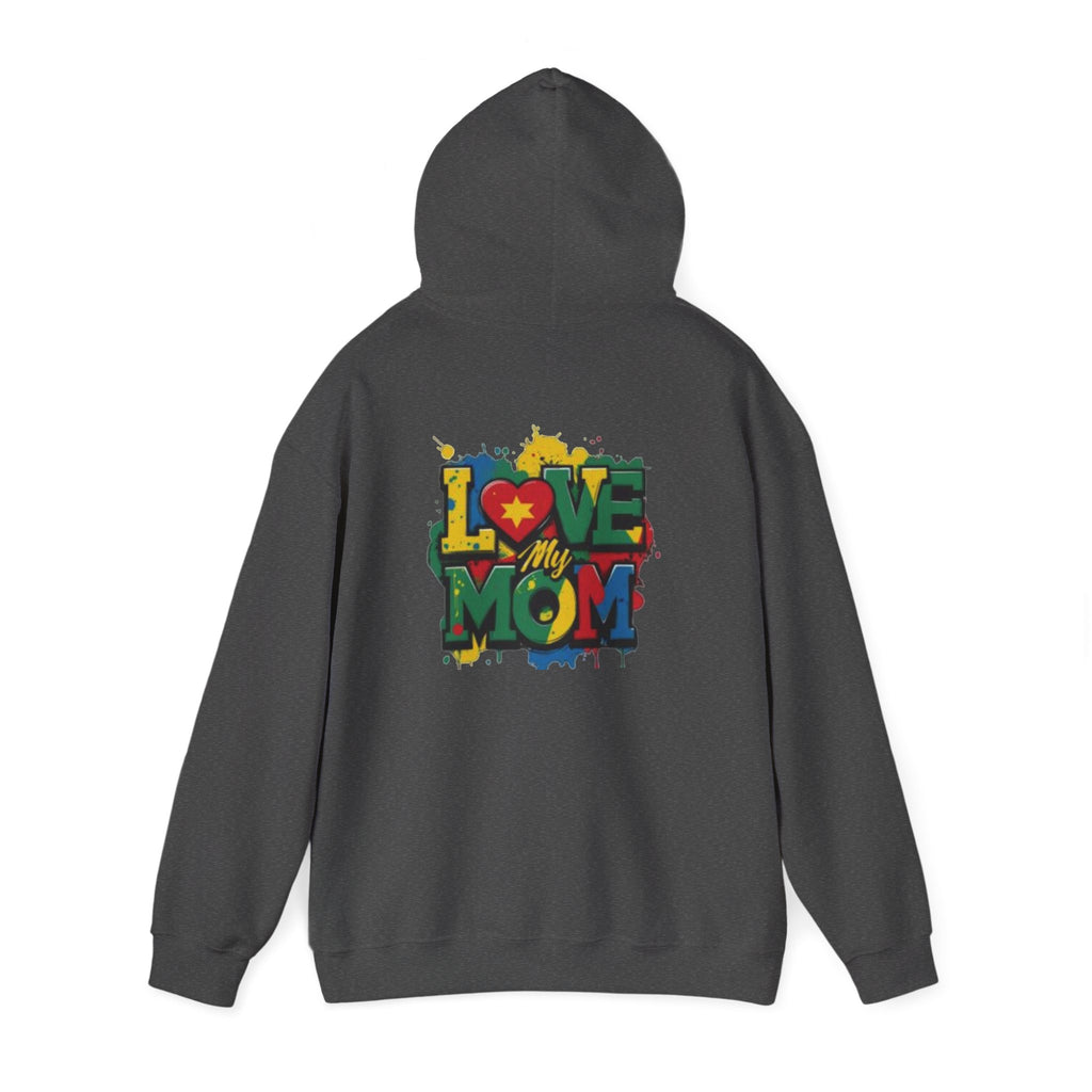 Love My Mom Hoodie — Colorful Graffiti Mother's Day Sweatshirt