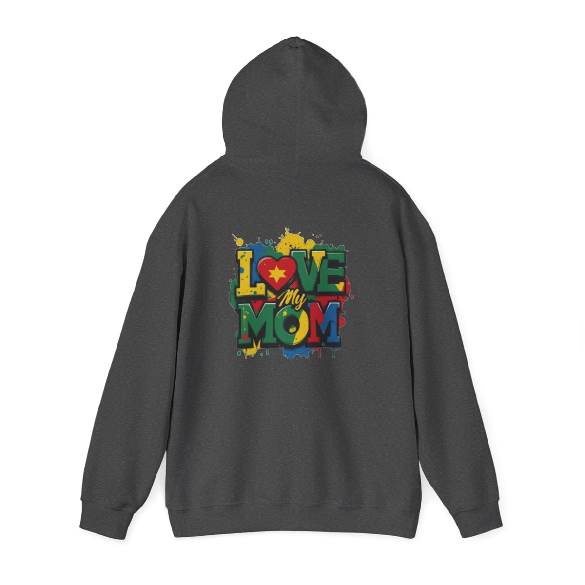 Love My Mom Hoodie — Colorful Graffiti Mother's Day Sweatshirt