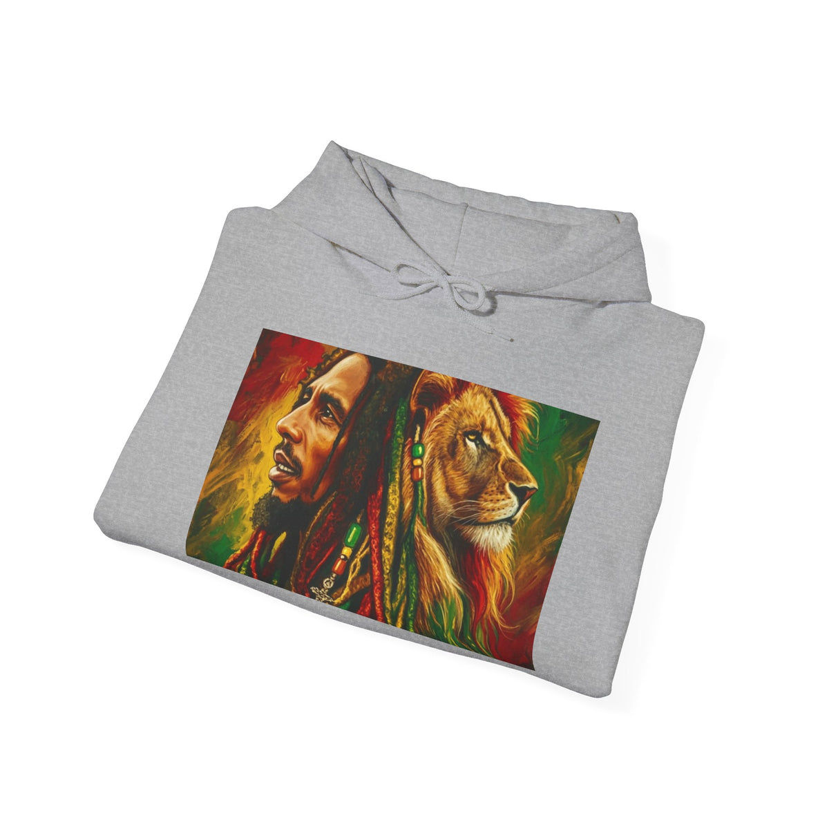 Reggae Lion Graphic Hoodie
